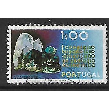 PORTUGAL 1971 GEOLOGY 1e WOLFRAMITE SG 1425 FINE USED#2