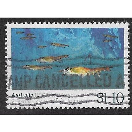 AUS 1990 $1.10 'AUSTRALIAN -SOVIET SCIENTIFIC ANTARCTIC' FINE USED (EBID67-920)