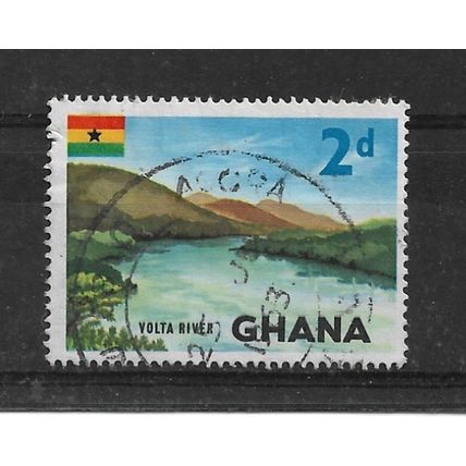 Ghana.SG216 2d Volta River.Fine Used.Nov21