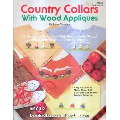 Country Collars With Wood Appliques