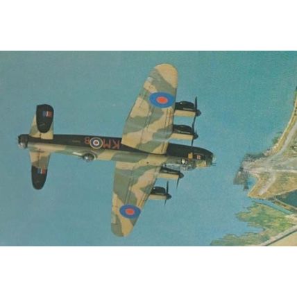 Avro Lancaster B.1 Battle Of Britain Memorial Flight Lincs Plane Photo Postcard