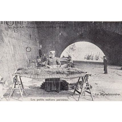 Le Matelassiere Les Petits Metiers Parisiens Paris Old French View Postcard