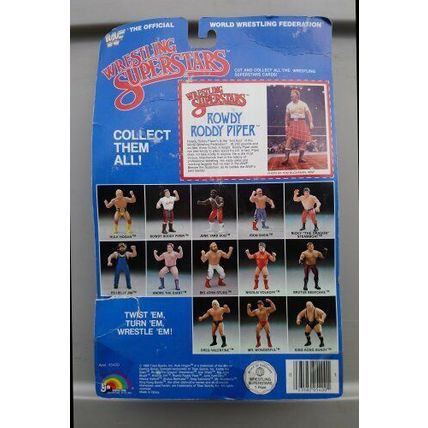 wwf ljn wrestling superstars "rowdy" roddy piper wrestling figure
