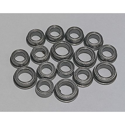 (16pcs) TEAM ASSOCIATED RC10 / RC10 6 GEAR / TQ10 Metal Sealed Ball Bearing Set