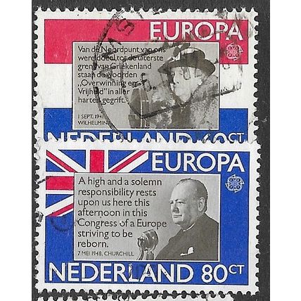 1980 NVPH 1208/1209 - fine used (o)