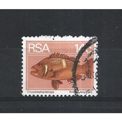 SouthAfrica.SG357 14c Roman Seabream.Fine Used.Sep25k