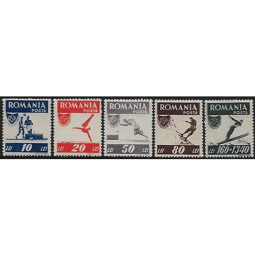 Mi 1000/4 A (**): Folk Sport, perf. 11½