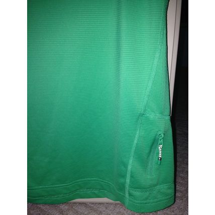 KIRKLAND SIGNATURE Women's Green V-neck Athletic Workout Active-Wear Top Size:M