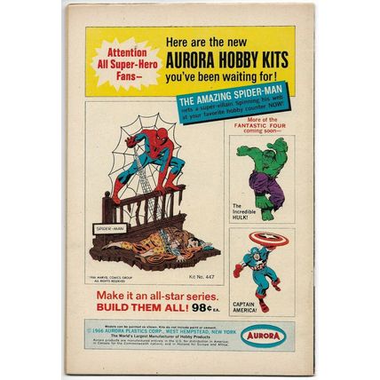 TALES TO ASTONISH #89 Fine 6.0