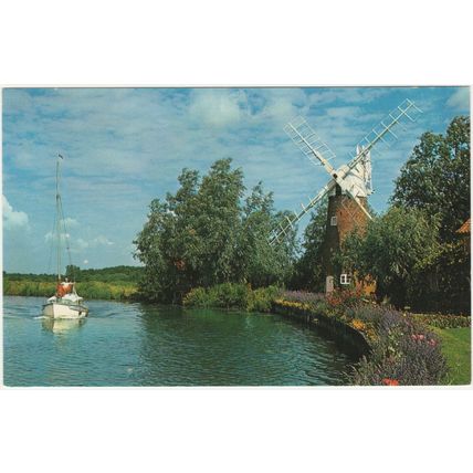 Ernest Joyce postcard Hunsett Mill, Stalham, Norfolk Broads. Unposted