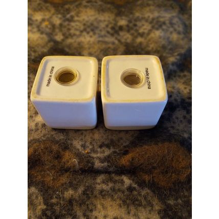 Dice Salt and Pepper Set - Estate Find 2206014 - Very Good