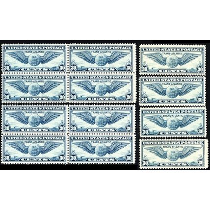 C24, MNH F-VF WHOLESALE Lot Of 12 Stamps CV $132 - Stuart Katz