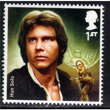 GB 2015 QE2 1st Star Wars Han Solo Umm SG 3762 ( 555 )