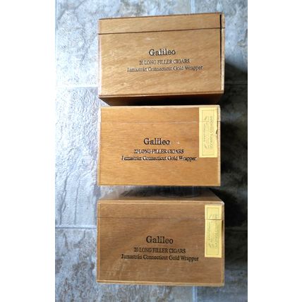 3 La Fontana Vintage by Eiroa Wooden Cigar Boxes - Fast Ship!