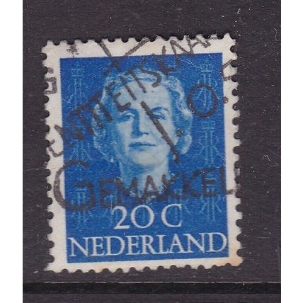 Netherlands 1949 Queen Juliana 20c Fine Used SG 689 VGC