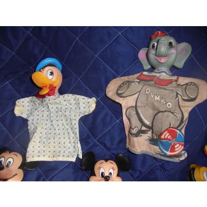 VERY RARE Set of 8 1950's DISNEY HAND PUPPETS!! $250.00 or Best Offer!!