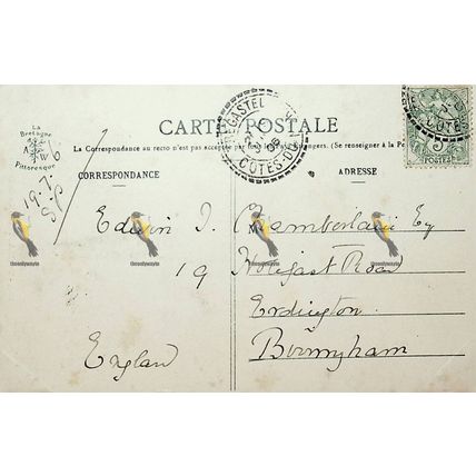 Tregastel, Lee Calvaire, France, 130 A Waron Postcard, 1906