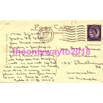 Pond, Slinton, Sussex, England, Friths Postcard 1967