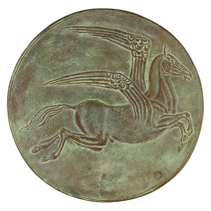 Plaquette Inka Klinckhard : Pegasus, 1976