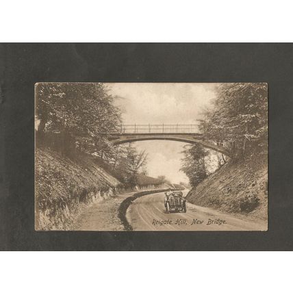 Postcard Surrey Reigate Hill New Bridge