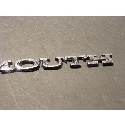 1970 Plymouth Barracuda Duster Road Runner Emblem OEM 28591 Adhesive Back 5 1/2"