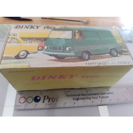Dinky No570 Peugeot J 7 Van - Reproduction / Replica Box