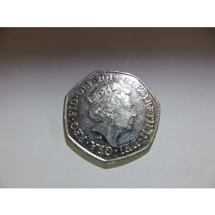 50p coin uk Shield of royal arms 2019