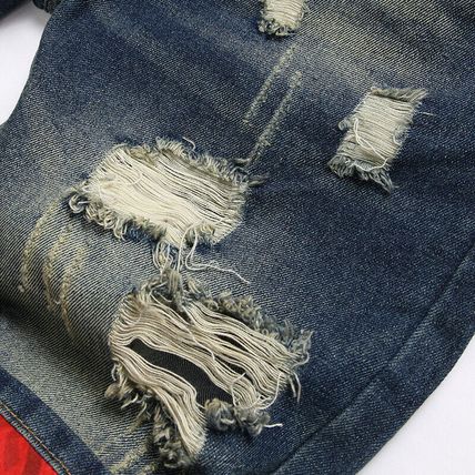 Men's Denim Shorts Distressed Ripped Half Pants Jeans Casual Shorts