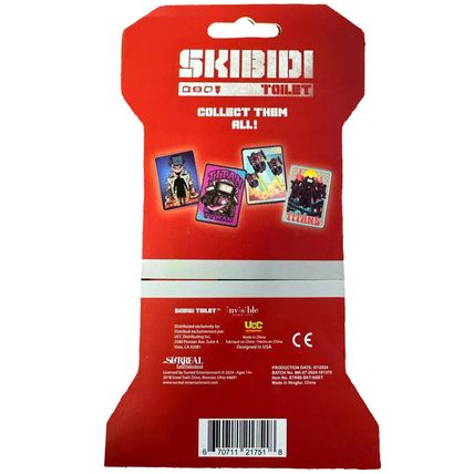 NEW 2024 Skibidi Toilet Holographic Trading Sticker Cards