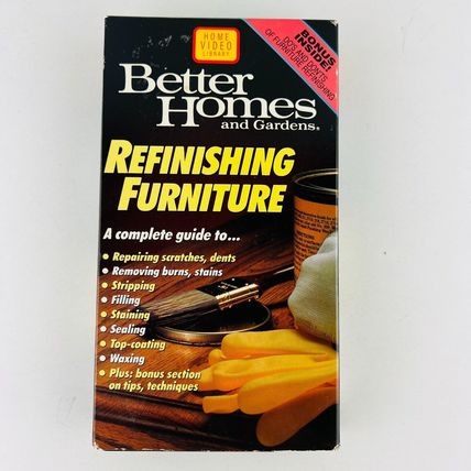 Refinishing Furniture VHS Video Tape ~ Better Homes and Gardens
