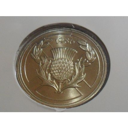 1986 Elizabeth II £2 coin to commemorate the Commonwealth Games.