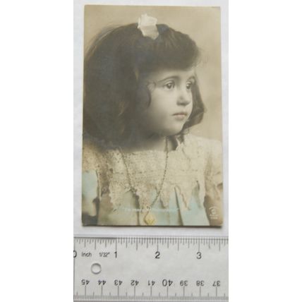 pre 1918 postcard Girl - I'm Ready Mr Photographer