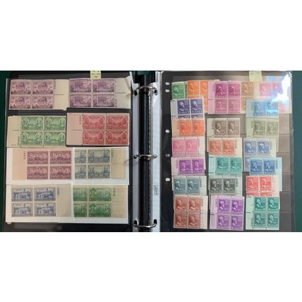 Early Plate Block Collection - High Catalog Value * Stuart Katz