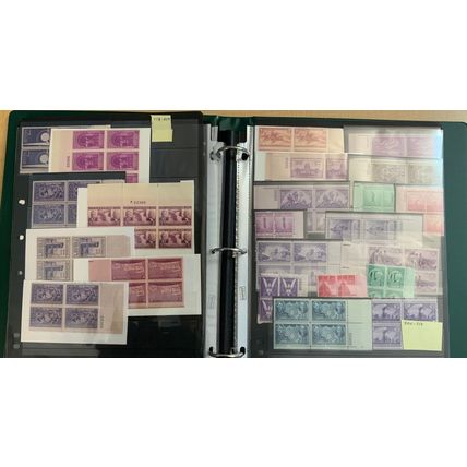 Early Plate Block Collection - High Catalog Value * Stuart Katz