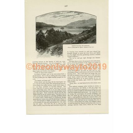 Derwentwater & Skiddaw, Book Illustration (Print), c1893