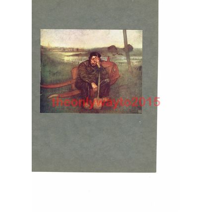 Tired Out, Holland, Book Illustration (Print). 1910