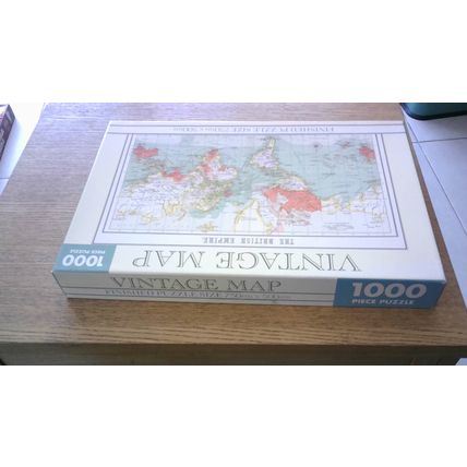 VINTAGE MAP: THE BRITISH EMPIRE Jigsaw Puzzle (1000 Piece) 2018