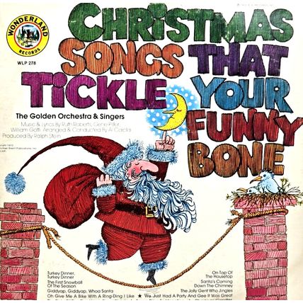 Christmas Songs That Tickle Your Funny Bone 1972 LP Vinyl Record Album Vintage