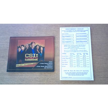 CSI: MIAMI - THE BOARD GAME (Speciality Board Game)