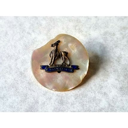 Original WW1 / WW2 British Royal Warwickshire Regiment Sweetheart Brooch