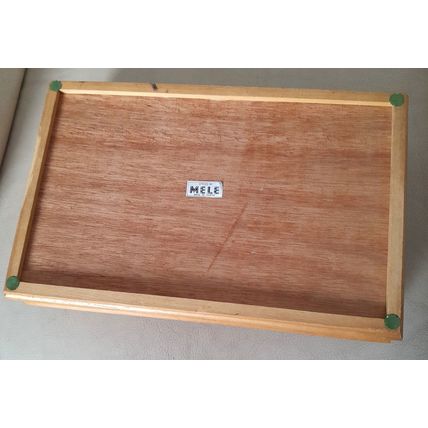 Vintage Wooden Mele Jewellery Box