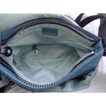 Kipling LOCAL Small Shoulder Cross Body Bag Blue Jean Michela Monkey