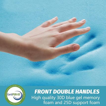 JOYWOO Memory Foam Leg Elevation Pillow - Post-Surgery, Knee and Ankle Injuries,