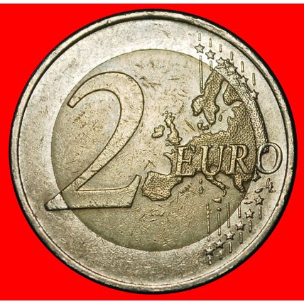 Ⰶ NON-PHALLIC (2008-2025): GERMANY ★ 2 EUROS 2008F BADEN-W.★LOW START★NO RESERVE