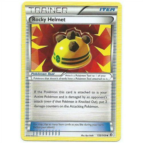 Pokemon Black & White Boundaries Crossed - #133/149 - Rocky Helmet