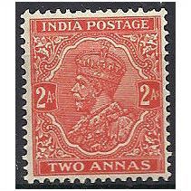 India 1932 SG236 2a Vermillion Mounted Mint ..