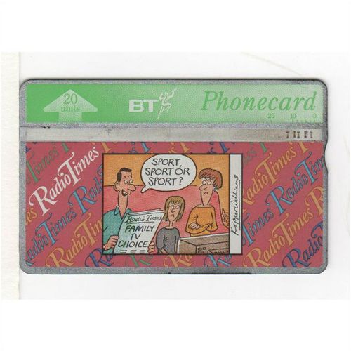 PHONE CARD - BT - RADIO TIMES (3)
