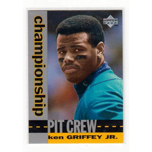 1994 Upper Deck Championship Pit Crew Ken Griffey Jr. card #136 – HOF – Mariners