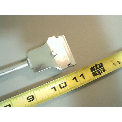 11" Decal Label Scraper + Extra Single Edge Razor Blades Paint Dirt Glue Residue
