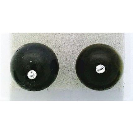 Blue Tiger Eye Crystal 10mm Gemstone Stud Earrings 2